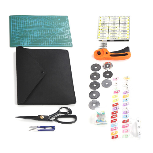 101Pcs Rotary Fabric Cutter Set DIY Leather Craft Knife 1
