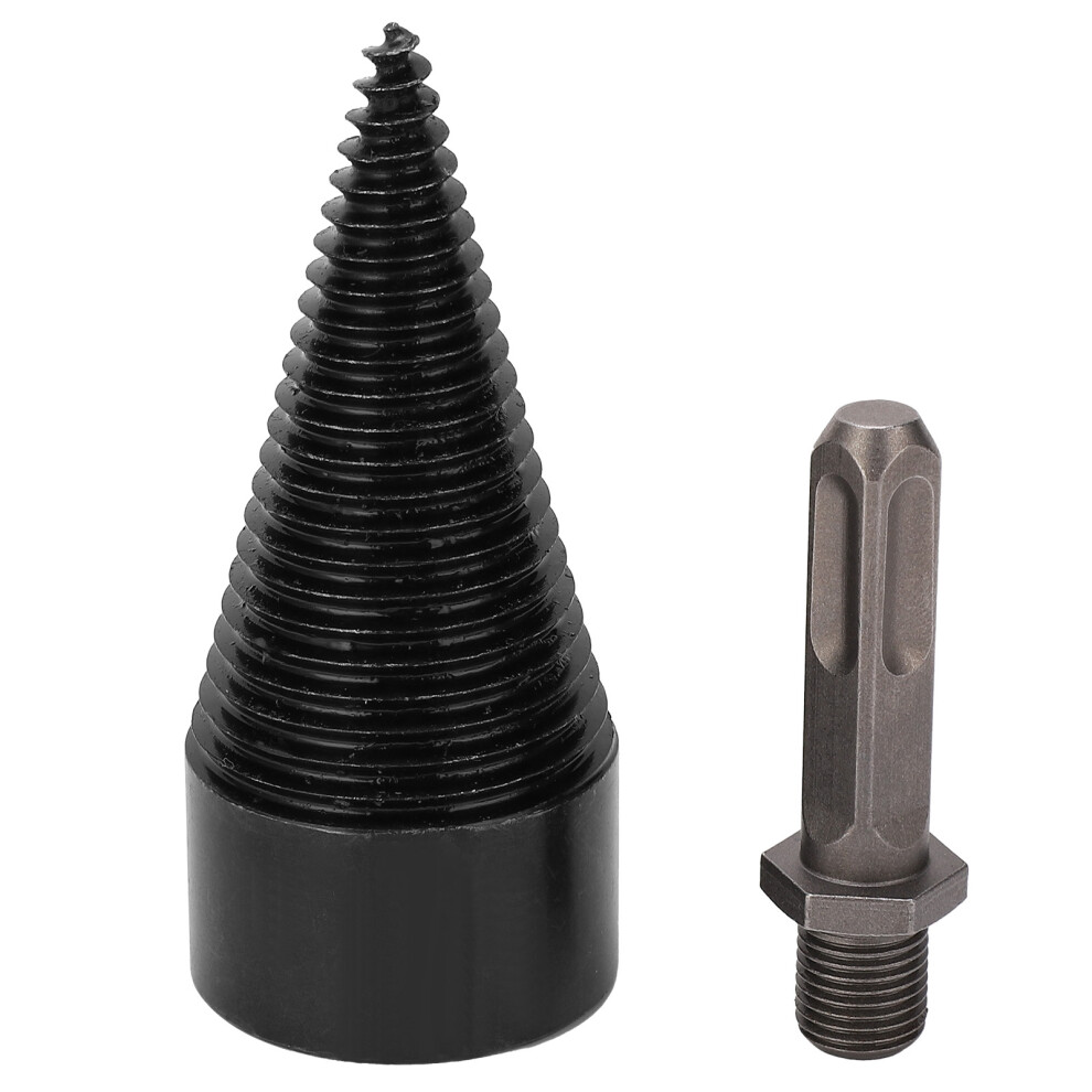 Wood Splitter Drill Bit Hex Shank Hss 42Mm Firewood Cone Punch 610830887698
