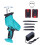 (AU Plug) Cordless Chainsaw Handheld Reciprocating Saber Saw Lithium Set 1