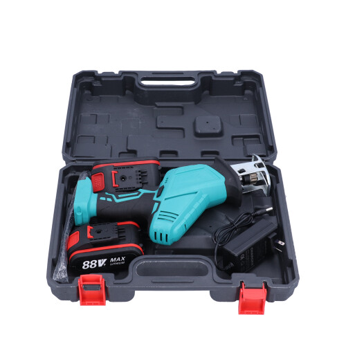 (AU Plug) Cordless Chainsaw Handheld Reciprocating Saber Saw Lithium Set 1
