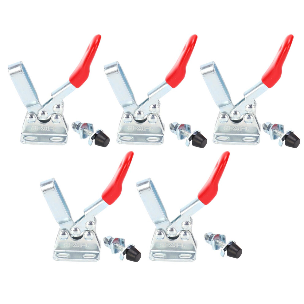 5Pcs Toggle Fixture Horizontal Quick Release Clamp Gh-201-L 610830889395