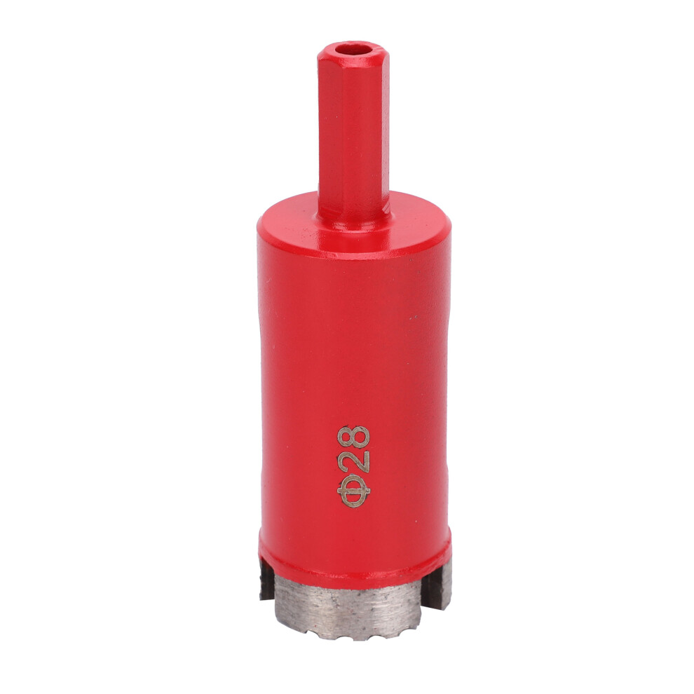 (Dia. 28Mm) Diamond Drill Bit Wave Tooth Ceramic Tile Marble Granite 30Mm 610830889418