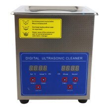 (UK Plug AC220V) Ultraschallreiniger Edelstahl 40kHz MH-010S 2L Heizung