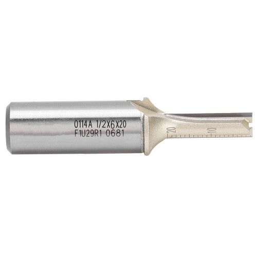 3-Schneidiger Hartmetall-Fräser 1/2x6