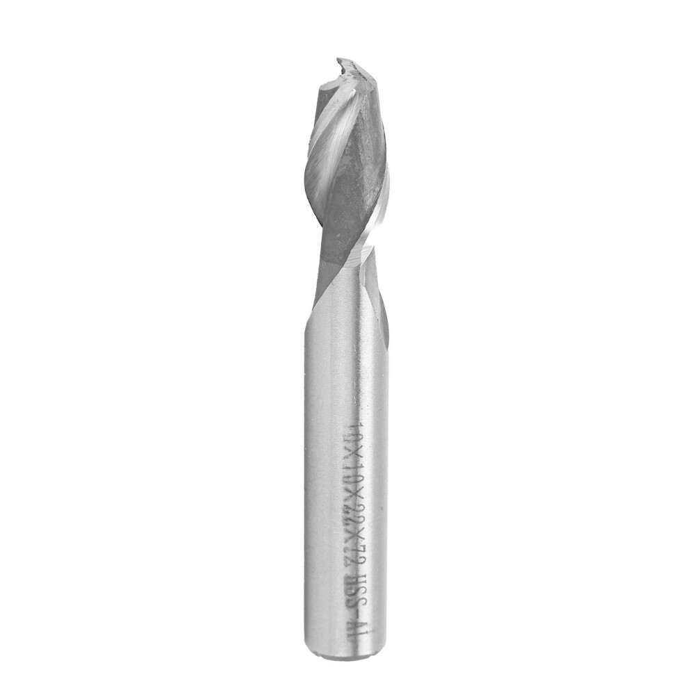 (10X10x22x72) Spiral End Mill Hss 2-Flute Straight Shank Cnc Cutter 4X6x11x55 610830885489