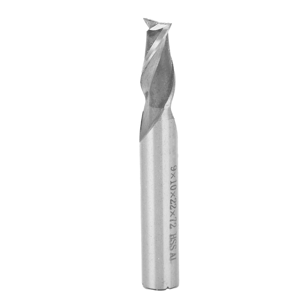 (9X10x22x72) Spiral End Mill Hss 2-Flute Straight Shank Cnc Cutter 4X6x11x55 610830885472
