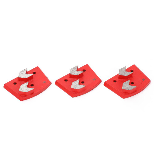 3x Diamant-Schleifblock Pfeilzahn leise Stein 1