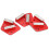 3x Diamant-Schleifschuhe Trapez 6-Loch 2