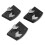 3x Diamant-Schleifblock Pfeilform 2 Zähne 4