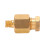 (PD606) Brass Thread Pipe Nipple Straight Fitting Adapter 3