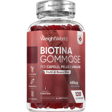 WeightWorld Biotin Gummies for Hair 120 Gummies