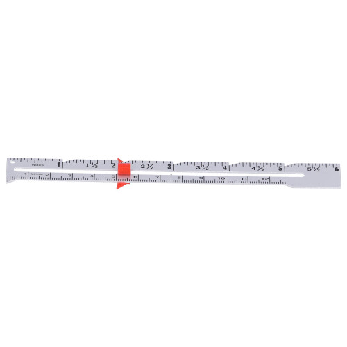 Sewing Gauge Knitting Crafting Hemming Measuring Sliding Tool 1