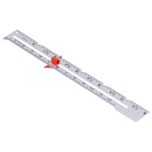 Sewing Gauge Knitting Crafting Hemming Measuring Sliding Tool 2