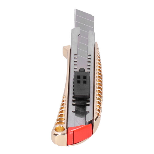 Heavy Duty Retractable Knife 18mm Width Golden 2
