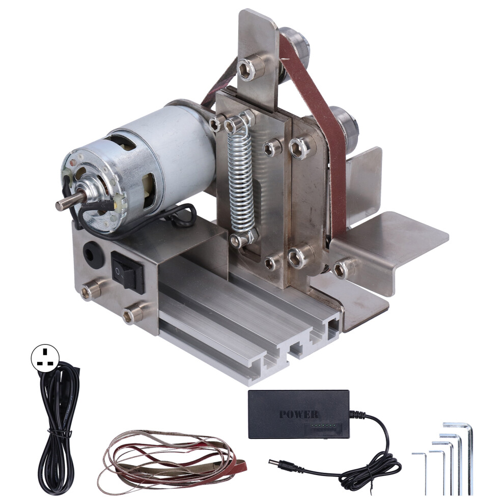 (Uk Plug) Aluminum Alloy Mini Polishing Grinding Machine Ac110-240V Uk Plug 610830876951
