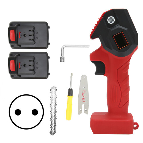 (EU Plug) Mini-Elektroschere Handheld Gartenkettensäge FYD001