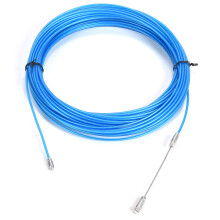 (30m / 98.4ft) Stahldrahtseil Oxidationsschutz Kunststoff 30m Blau