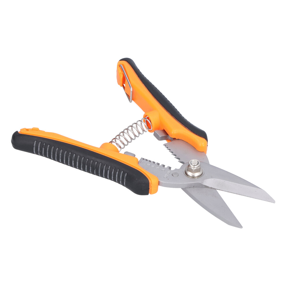 Wire Stripper Cable Scissors Stainless Steel Crimping Cutter-image-OPC-PMCJC2F-NEW