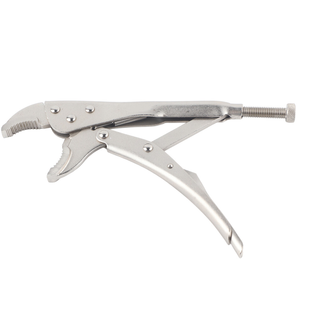 (10In) Locking Pliers Multi Function Round Mouth 10In Curved Jaw 610830865184