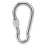 (M5x50) Heavy Duty 304 SS Carabiner Hook M5x50 Spring Lock 1
