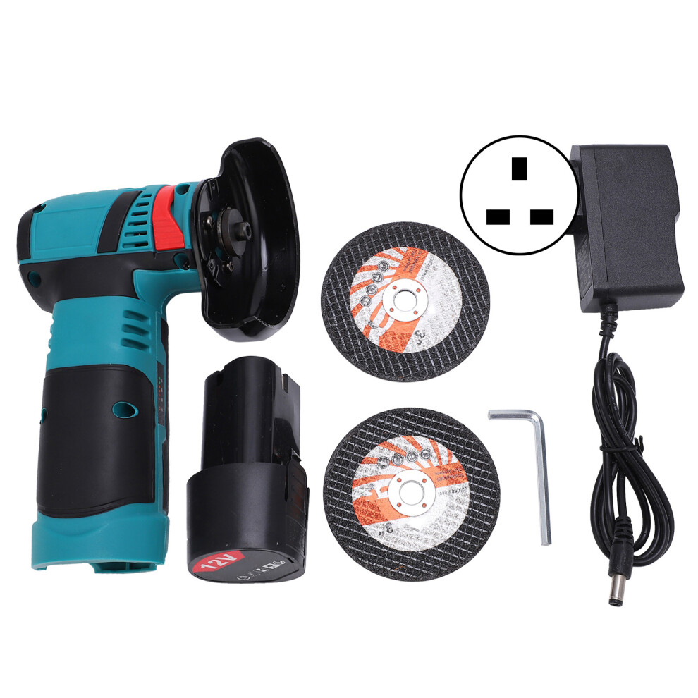 (Uk Plug 1 Battery) Angle Grinder Brushless 19500Rpm Ac 100-240V Uk Plug 1 Battery 610830871536
