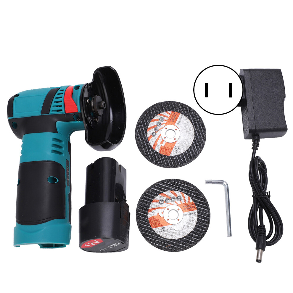 (Us Plug 1 Battery) Angle Grinder Brushless 19500Rpm Ac 100-240V Uk Plug 1 Battery 610830871710