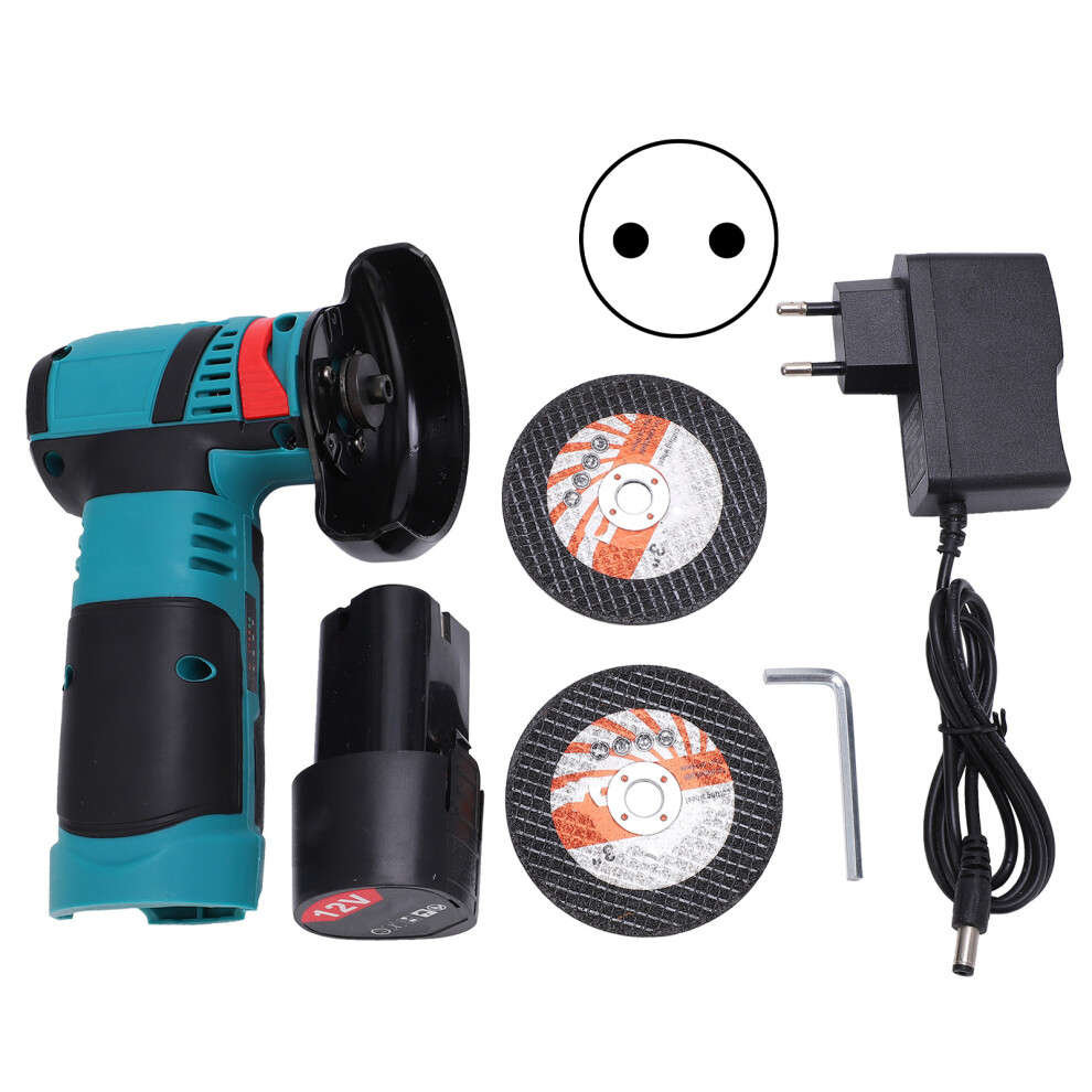 (Eu Plug 1 Battery) Angle Grinder Brushless 19500Rpm Ac 100-240V Uk Plug 1 Battery 610830871895