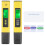 (A2(yellow) + PH02SL(yellow)) PH-TDS-Messgerät 0,01pH Hochpräzise 2% EC Temp 1