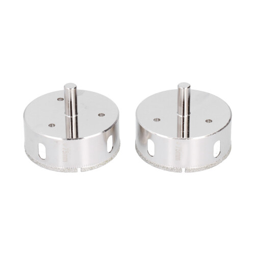 2x verschleißfeste Lochsäge für Glas
