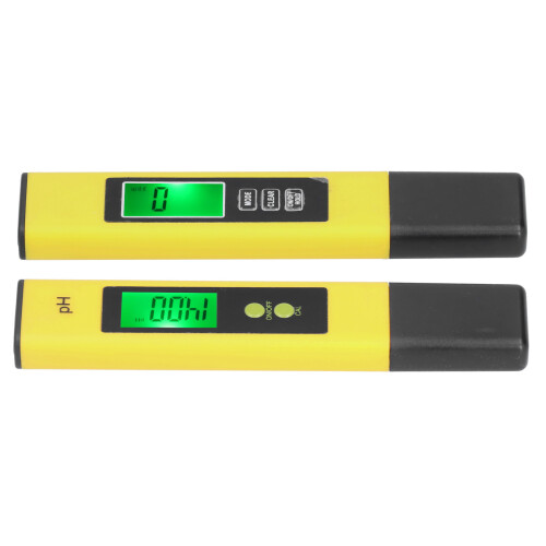 (A2(yellow) + PH02SL(yellow)) PH-TDS-Messgerät 0,01pH Hochpräzise 2% EC Temp 1