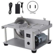 (US Plug) Tischkreissäge Mini Tragbar Multifunktional AC 110-240V