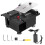 (Prise US) Mini-Tischkreissäge 100W mit Schiene 1