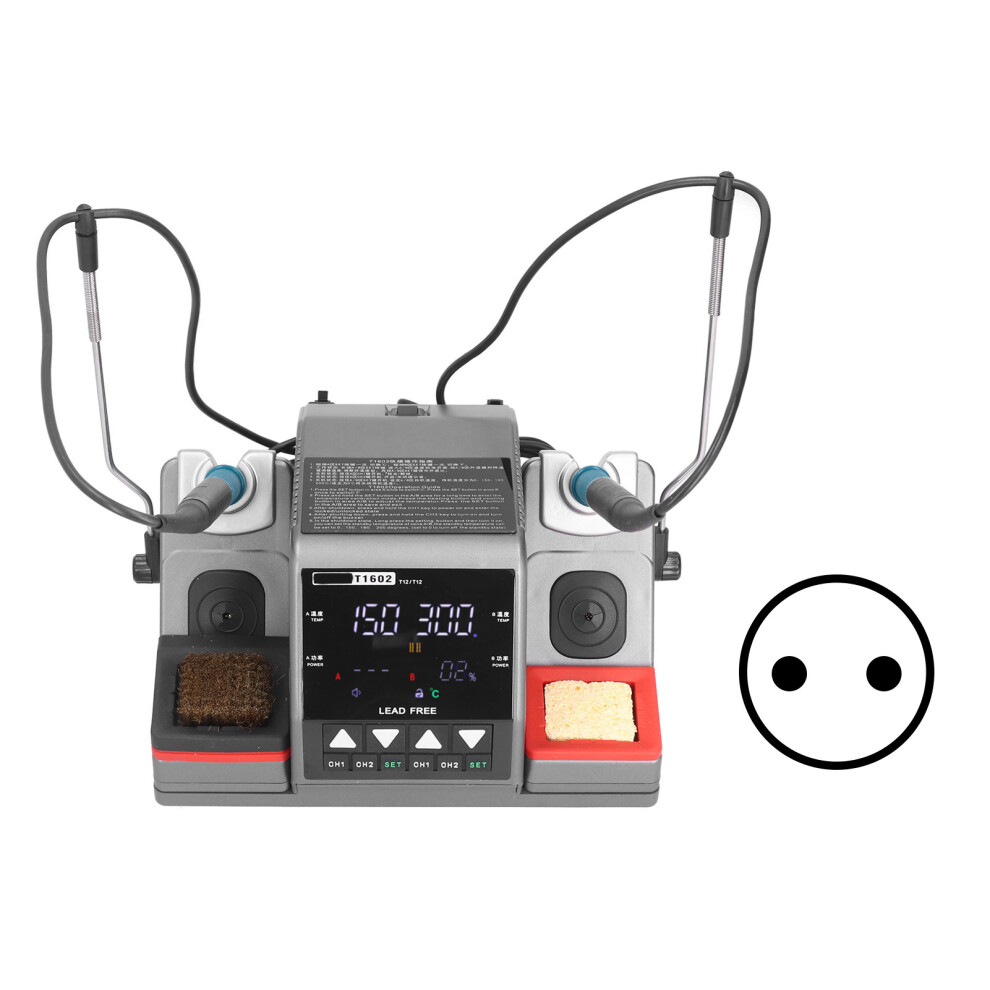 (Eu Plug Ac 220V) Soldering Station 2-In-1 Adjustable Temp Digital Display Us Plug 110V 610830870287