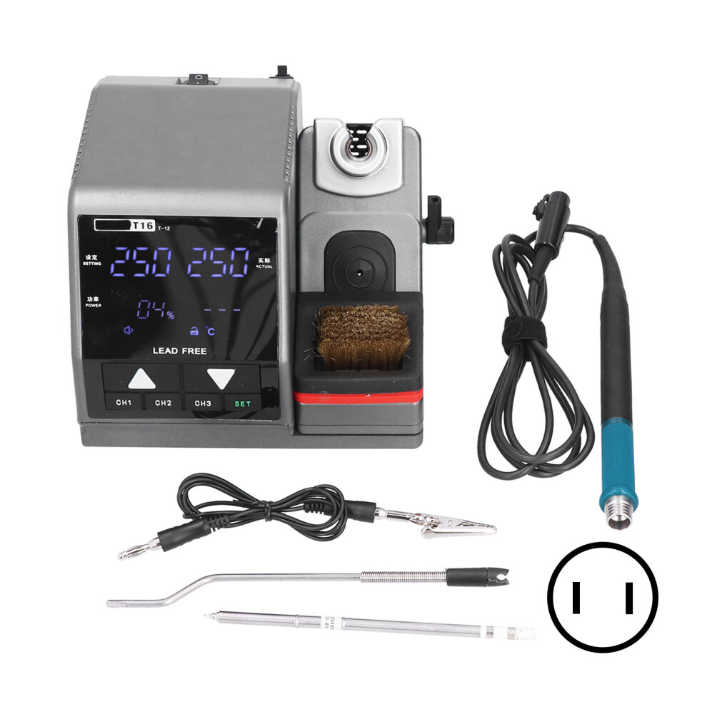 (Us Plug Ac110v) Soldering Station Adjustable Temp Digital Display Us Plug 110V 610830870249