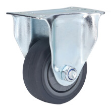 Directional Casters Stainless Steel TPR Fixed Wheel for Trolleys