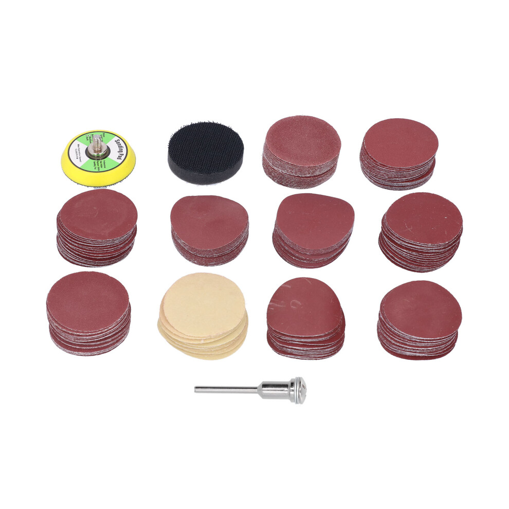 203Pcs Sanding Disc 80-3000 Grits 2In For Wood Plastic 610830865085