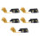 5Pcs Wrist Strap Ground Socket ESD Non Static 3