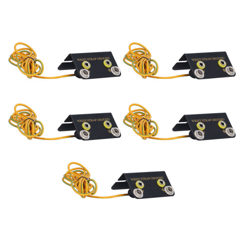5Pcs Wrist Strap Ground Socket ESD Non Static 2