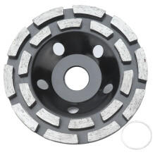 (Diameter 125mm) Diamantschleifscheibe 125mm vibrationsarm schwarz Stein Beton
