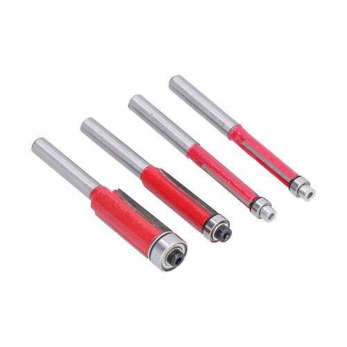 4x Fräser mit 1/4" Schaft, 5/16"-1/2" Ø 2