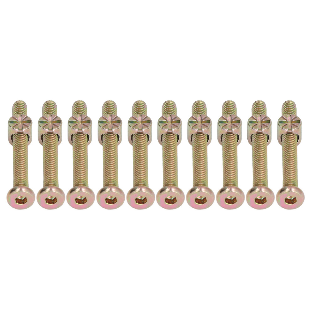 (M6x40mm) 10 Sets Baby Bed Crib Screw M6 Galvanized Stainless Steel M6x70mm 610830855499