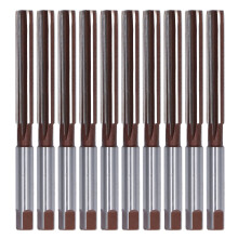 10x 6-Flütel Handbohrer 3/8 Zoll 9SiCr