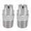 (95°) 2Pcs Stainless Steel Flat Fan Nozzle 95 Adjustable Waterflow Durable 1