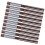 10x 6-Flütel Handbohrer 3/8 Zoll 9SiCr 4