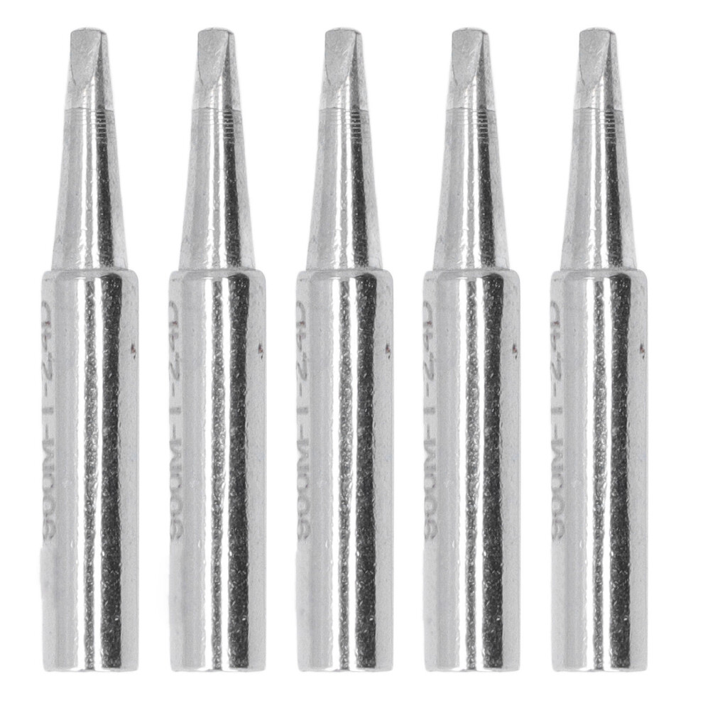 (Flat Typeâ2.4D) 5Pcs Soldering Iron Tips Bga Station Copper 900M Series Flat 3.2D 610830858223
