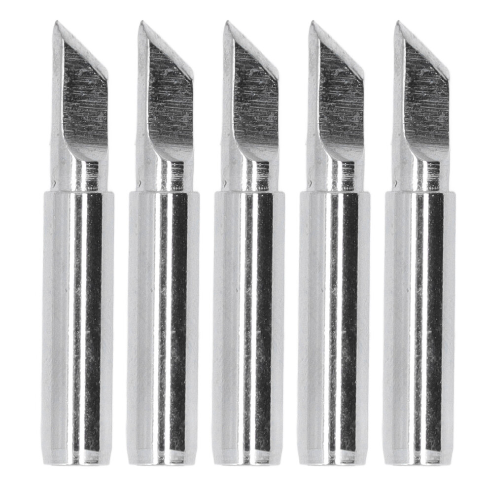 (Knife Edge-K) 5Pcs Soldering Iron Tips Bga Station Copper 900M Series Flat 3.2D 610830858261