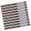 10x 6-Flütel Handbohrer 3/8 Zoll 9SiCr 2