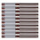 10x 6-Flütel Handbohrer 3/8 Zoll 9SiCr 5