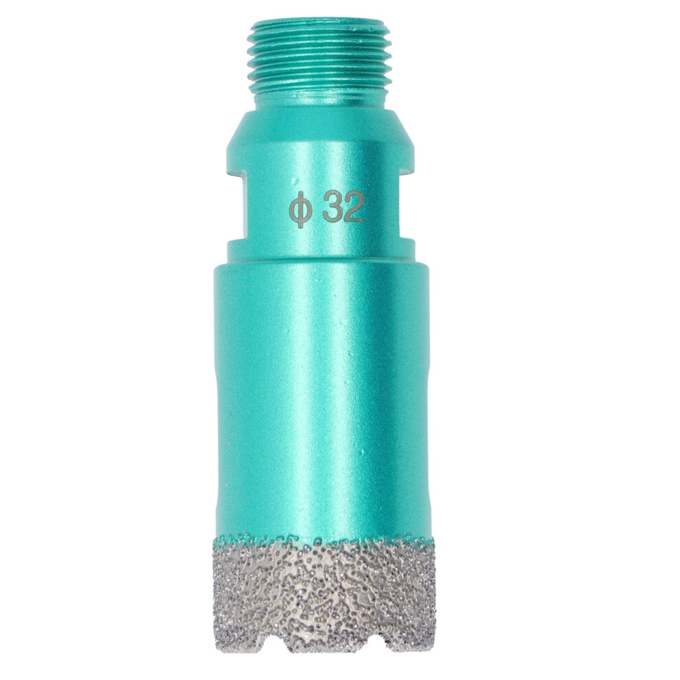 (32Mm) Diamond Drill Bit 1/2Bsp 32Mm For Glass Tile Concrete Granite Marble 610830852597