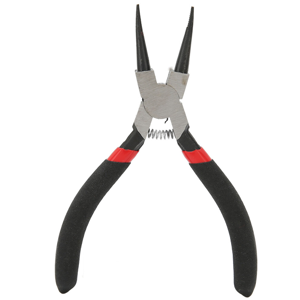 Internal Straight Circlip Pliers Carbon Steel 5In Non Slip Handle 610830853105